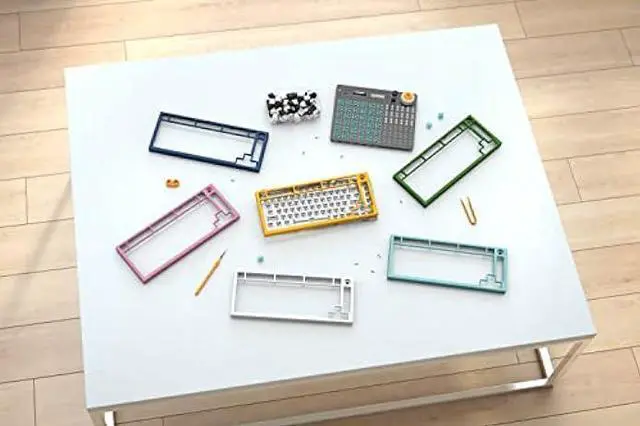 Alt view image 7 of 7 - Top Frame for GMMK PRO - 75% Keyboard with Knob - Glorious Gaming - Aluminum Mounting Frame for Custom Mechanical Keyboard for PC Gaming and Programming (E-White)