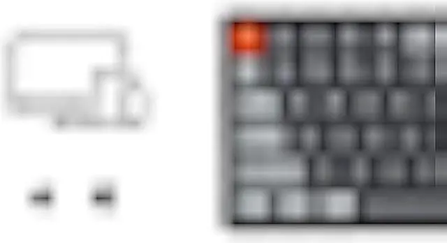 Alt view image 3 of 7 - Keychron K4 RGB Hot Swappable Mechanical Keyboard, 96% Layout Bluetooth Wireless/USB Wired Computer Keyboard with Gateron G Pro Red Switch Aluminum Frame for Mac Windows-Version 2