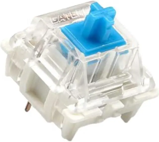Main image of Ranked Gateron ks-9 Key Switches for Mechanical Gaming Keyboards | Plate Mounted (Gateron Blue, 65 Pcs)