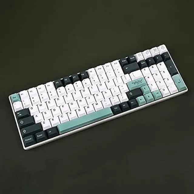 Alt view image 5 of 6 - 141 Keys Botanical Keycaps Cherry Profile Dye Sub PBT Keycaps Set Fit for 61/64/68/84/87/96/104/108 Cherry Mx Switches Mechanical Gaming Keyboard