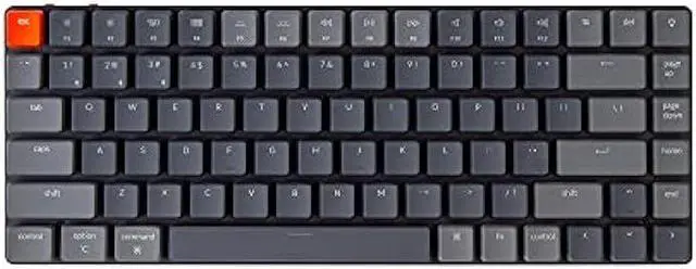 Main image of Keychron K3 Ultra-Slim 75% Layout RGB Backlit Wireless Bluetooth/Wired USB Mechanical Keyboard, Hot-Swappable Low-Profile Keychron Optical Brown Switch 84-Key Gaming Keyboard for Mac Windows-Version 2
