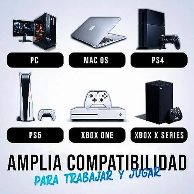 Alt view image 6 of 7 - KLIM Chroma Wireless - Teclado inalámbrico Gaming - Nuevo 2023 - Teclado Gaming Ligero, Duradero, resiste al Agua, ergonómico, silencioso - Teclado Gamer PC PS4 PS5 Xbox One Mac - Negro