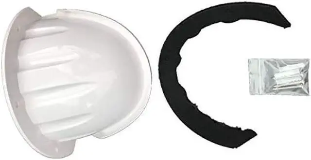 Alt view image 4 of 6 - Ade Advanced Optics Camera Sunshade for Nest/Ring/Arlo/Dome/Bullet Outdoor Camera - White