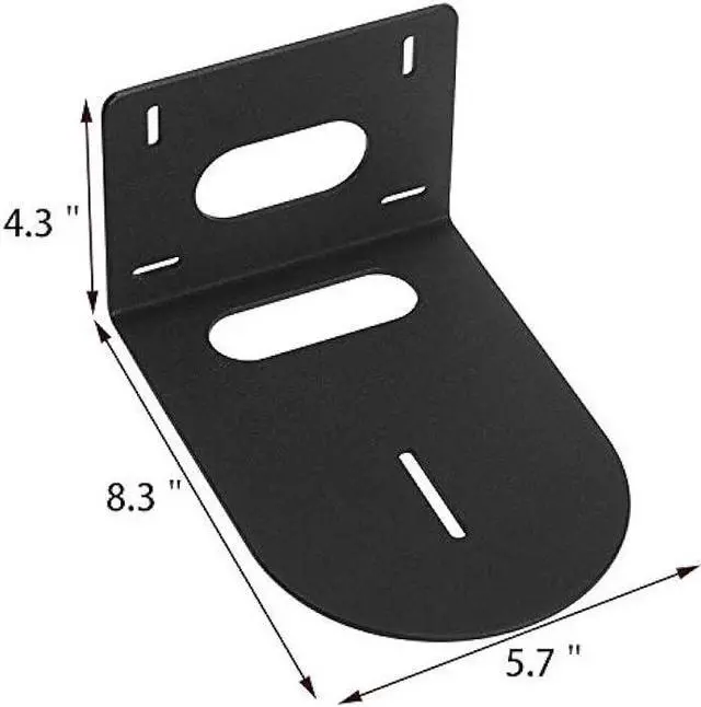 Alt view image 2 of 2 - Small Universal Wall Mount Bracket for PTZ Camera Select Cameras HCM-1 (Black)