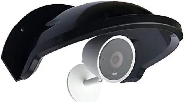 Alt view image 5 of 7 - Ade Advanced Optics Camera Sunshade for Nest/Ring/Arlo/Dome/Bullet Outdoor Camera - Black