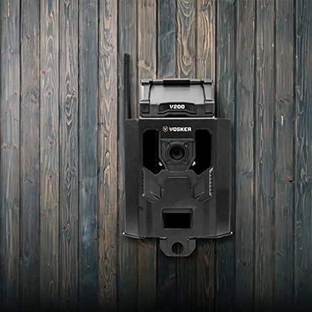 Alt view image 5 of 7 - Vosker V100 and V200 Waterproof Outdoor Camera Security Box - Protective Heavy Duty Steel Case | Weather & Animal Resistant with Easy Accessible Panel (150)