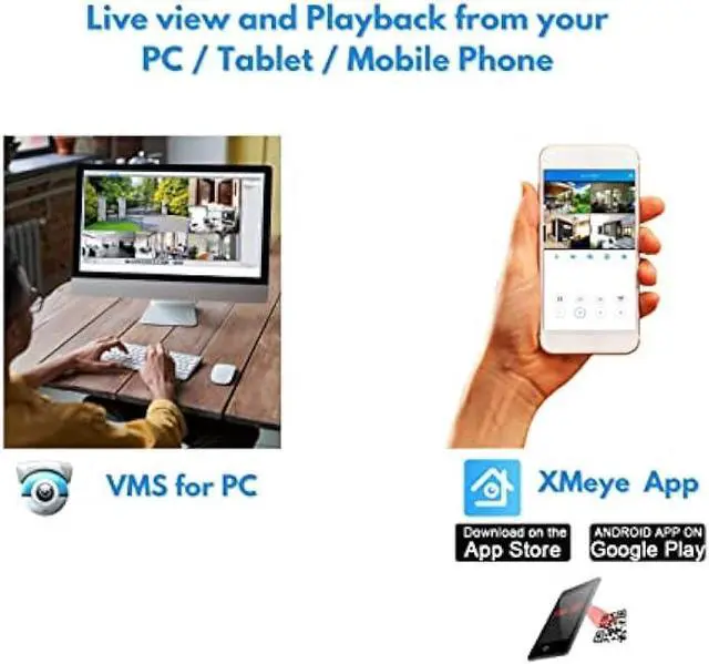 Alt view image 4 of 7 - Evertech 16 Channel H.265 H.264 Security DVR with 2TB Hard Drive TVI CVI AHD Analog CCTV Surveillance Camera Digital Video Recorder 2TB HDD Memory Easy Remote Monitoring