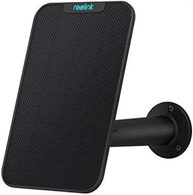Main image of REOLINK Solar Panel Power Supply Designed for Wireless Outdoor Security Camera Rechargeable Battery Powered Reolink Go Plus/Argus Eco/Argus 2E/Argus 3 Pro/Argus PT, Non-Stop Charging (Black)