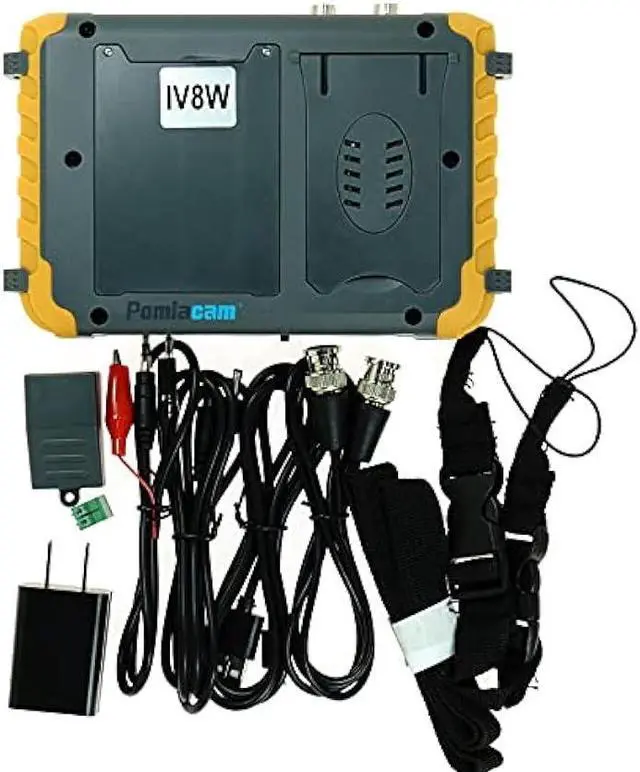 Alt view image 6 of 6 - AHD CCTV Monitor Camera Tester IV8W 5 Inch 4-in-1 8MP AHD TVI 8MP CVI CVBS 1080P Coaxial HD Video Testerr Support RS485 PTZ Controller/UTP Cable Test/VGA HDMI Input/DC12V Output