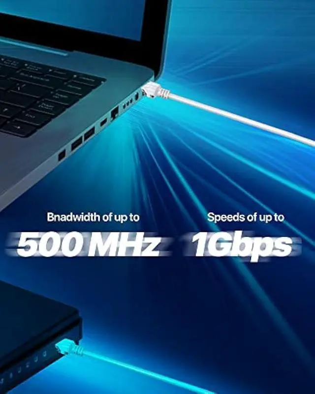 Alt view image 5 of 5 - ZOSI Cat5e 150ft(45m) Ethernet Network Cable High Speed Network RJ45 Wire Cord for POE Security Cameras, PoE Switch, Internet Router, Laptop, Computer,Wireless IP Cameras