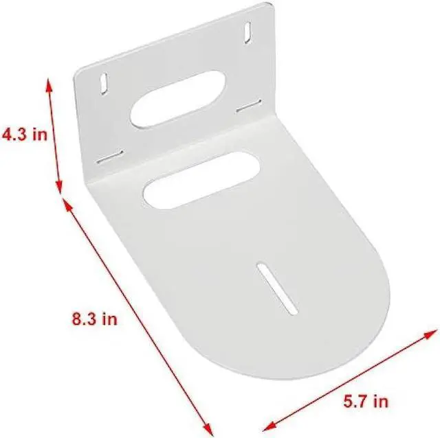Alt view image 2 of 2 - Small Universal Cameras Wall Mount Bracket for PTZ Camera Select Cameras (White)