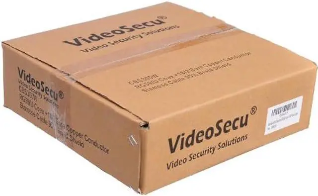 Alt view image 4 of 6 - VideoSecu RG59 /U Siamese CCTV Combo Coaxial Cable 300ft,20AWG 18/2 18AWG Video Power Security Camera Cable Home Surveillance DVR System Extension Wire Cord AA1