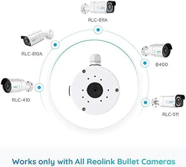 Alt view image 3 of 7 - REOLINK Junction Box B10 Designed Camera B400, RLC-410-5MP, RLC-511, RLC-810A, RLC-811A, RLC-812A