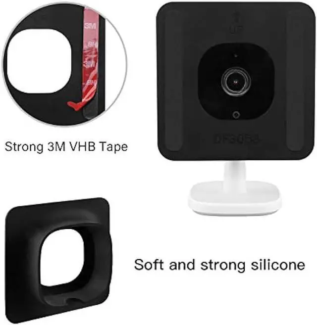 Alt view image 3 of 7 - HOLACA Window Mount for Eufy Solo IndoorCam C24 Security 2K Indoor Cam, Window Mount for eufyCam (Black 2Pack)