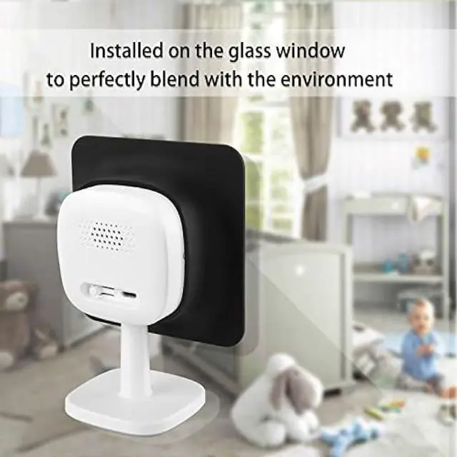 Alt view image 5 of 7 - HOLACA Window Mount for Eufy Solo IndoorCam C24 Security 2K Indoor Cam, Window Mount for eufyCam (Black 2Pack)