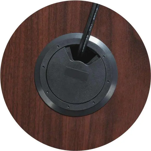 Alt view image 2 of 2 - Lorell Return Shell, 35 by 24 by 29-1/2-Inch, Mahogany