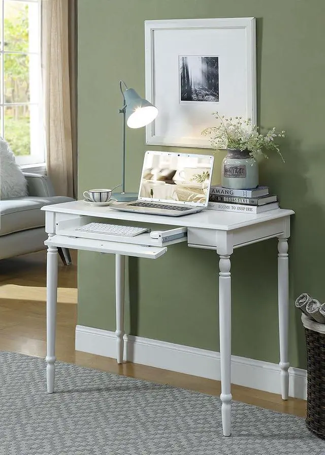 Alt view image 5 of 5 - Convenience Concepts French Country Desk, White