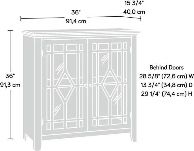 Alt view image 3 of 7 - Sauder Dakota Pass Desk, Craftsman Oak finish