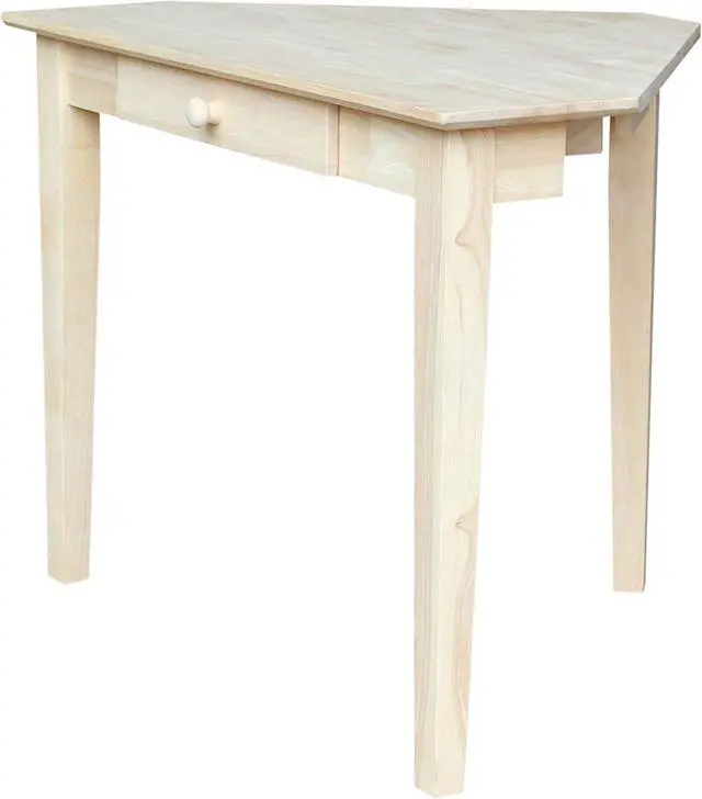 Main image of IC International Concepts Corner Computer Desk, Unfinished