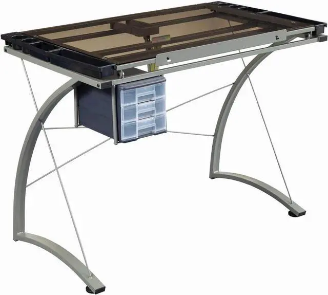 Main image of Coaster Home Furnishings CO-800986 Drafting Desk, 41 W x 24 D x 32 H, Chrome
