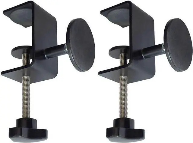 Main image of 2 pcs Desk Table Wall Adjustable Protective Spacer, Desk Table Tops Wall Spacer (Black)