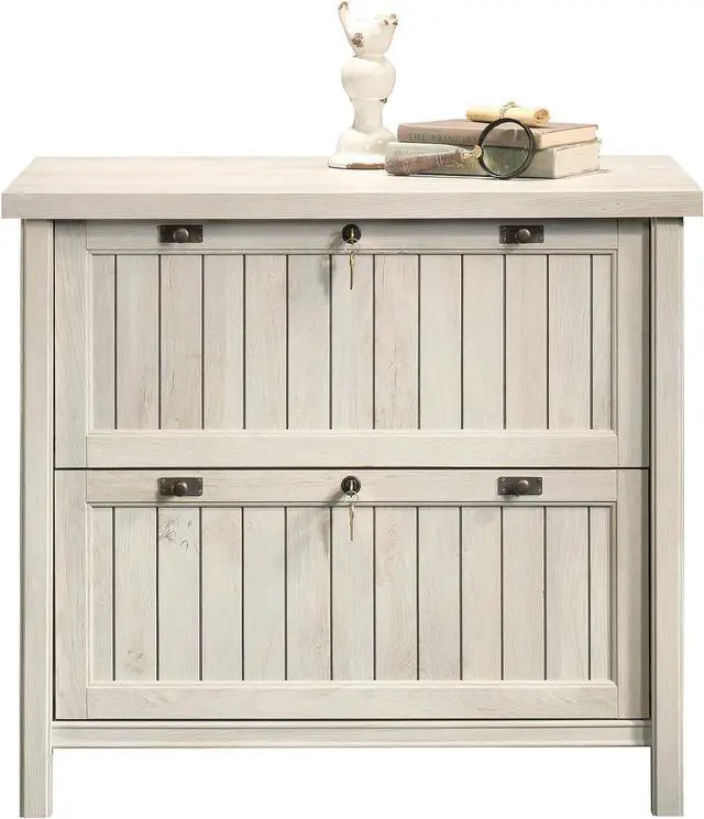 Alt view image 6 of 6 - Sauder Costa Lateral File, Chalked Chestnut finish