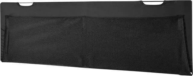 Main image of MOUNT-IT! Under Desk Privacy Panel for Sit Stand Workstations [41 Inches Wide], with Cable Management and Organizer Pockets, Modesty Desk Skirt for Home and Office (Black)