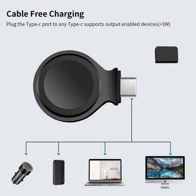 Alt view image 5 of 7 - KINGFOM Wireless Charging Station, PU Leather 4 in 1 Use Wireless Charger Stand for iPhone 15 14 13 12 11Pro Max XR XS 8 Plus, for Apple Watch & AirPods with Desk Organizer Black (Black)