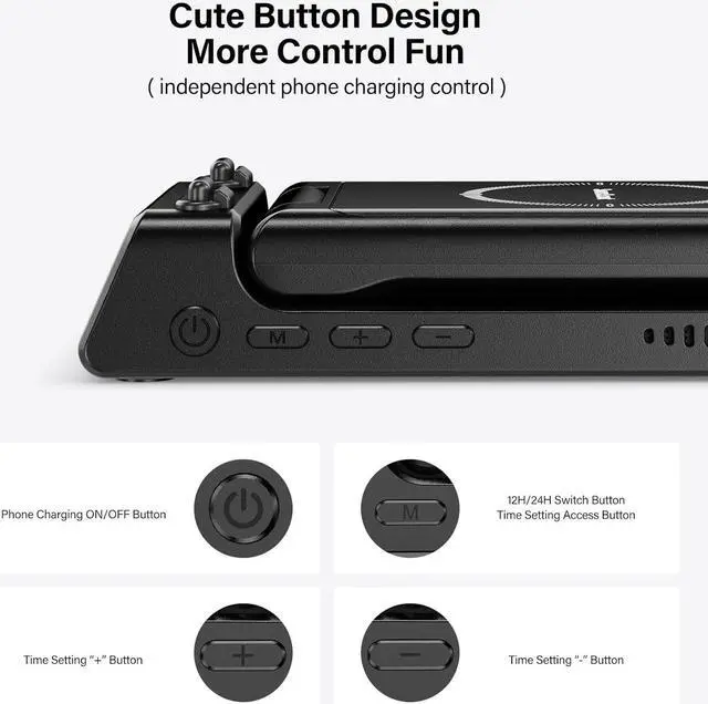 Alt view image 5 of 7 - Charging Station for Samsung Z Flip, SwanScout 703F, Wireless Charger for Samsung Galaxy Z Flip 5/Z Flip 4/Z Flip 3, Galaxy Watch 6/6 Classic/5/5 Pro, Galaxy Buds 2 Pro/Buds 2 (Foldable)