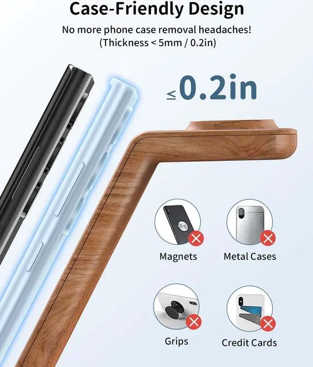 Alt view image 6 of 7 - Wireless Charger Station for Samsung Product: JoyGeek 3-in-1 Phone Charging Stand for Galaxy Watch7 Pro/4/3/Active2/1 - S24/S23 Ultra/S22/S21/S20/Note 20/ Z Fold&Flip - Buds 3 Pro