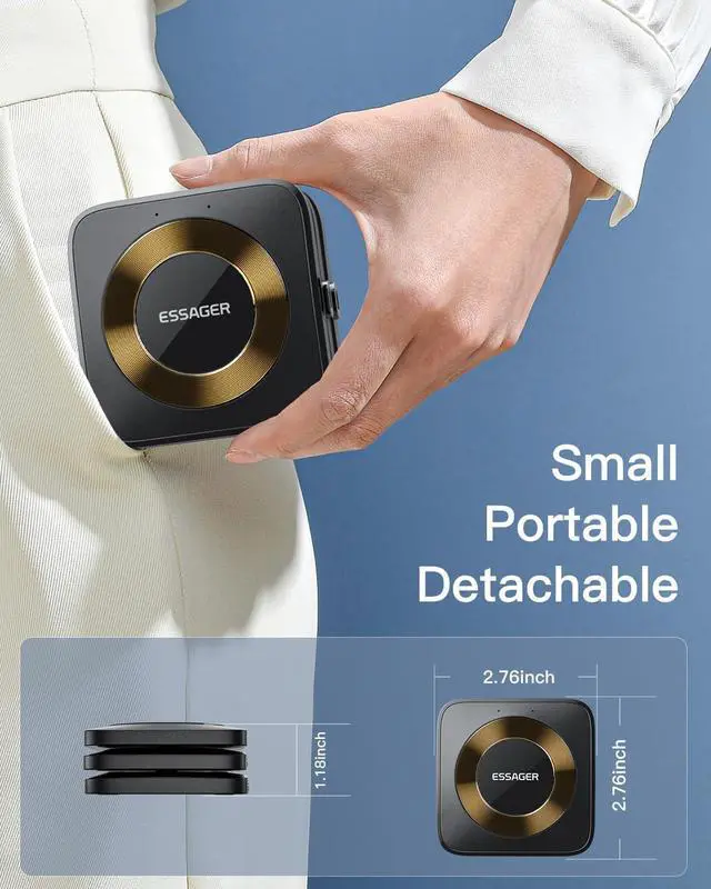 Alt view image 5 of 7 - 3 in 1 Wireless Charging Station Magnetic Detachable, Wireless Magnetic Charger for Apple, Compatible with iPhone 15/14/13/12, Airpods 3/2/Pro, iWatch(Black)