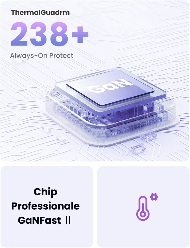 Alt view image 6 of 7 - 30W USB C Charger Nexode Foldable GaN PPS Compact Fast Wall Charger Block USB-C Power Adapter for iPhone 17/16/15/14 Galaxy S25/S24/S23 Pixel 9/8/7 MacBook Air iPad(Purple)
