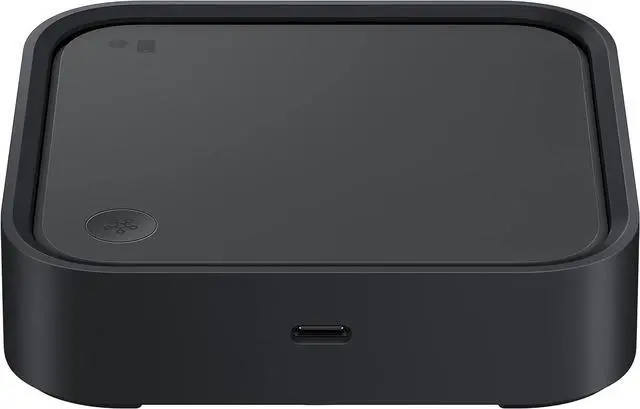 Alt view image 3 of 7 - Samsung SmartThings Station with Power Adapter, 15W Super Fast Wireless Charger, Smart Home Hub, 2023, EP-P9500TBEGUS, Black