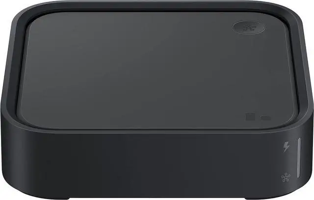 Alt view image 4 of 7 - Samsung SmartThings Station with Power Adapter, 15W Super Fast Wireless Charger, Smart Home Hub, 2023, EP-P9500TBEGUS, Black