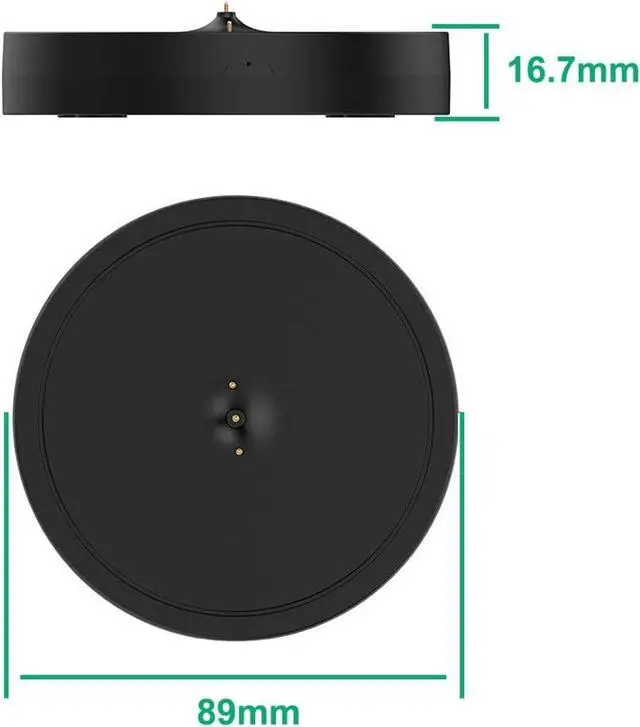 Alt view image 4 of 6 - Charging Dock for Ultimate Ears UE Boom 3/Megaboom 3/Blast/Megablast, Charger Cradle Mount Stand Base Station with Extra USB Port, USB Cable (Black)