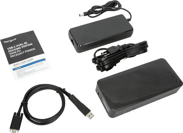 Alt view image 5 of 7 - Targus USB C Docking Station Universal DV4K, USB C Laptop Docking Station Dual Monitor 2 HDMI, with Legacy Host Power Kit, Works w/Operating Systems Like Windows, Mac, Android, iOS (DOCK182USZ)
