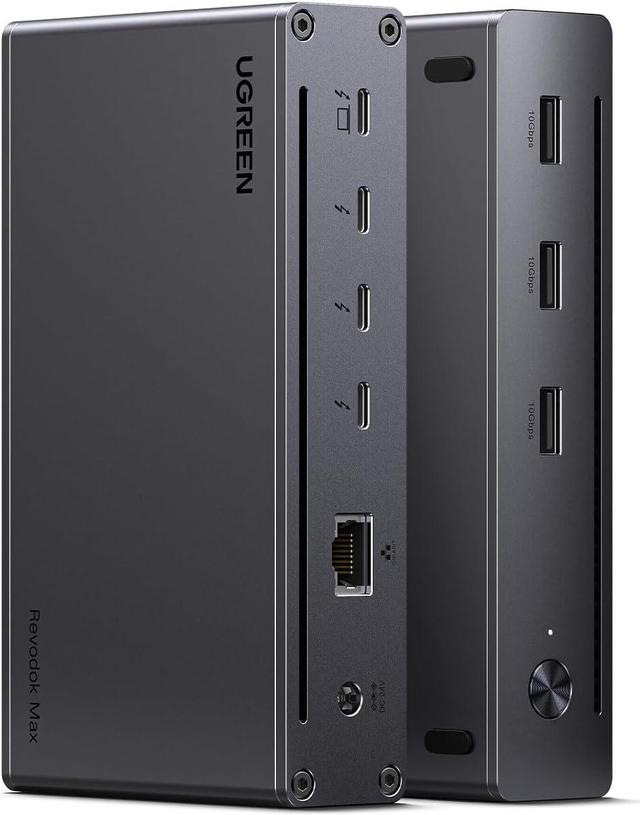 売れ筋がひ贈り物！ UGREEN Revodok Max 208 Thunderbolt 4 Dock, 8-in-1 40Gbps 分配器・切替器