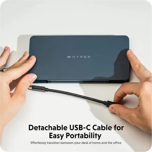 Alt view image 5 of 7 - HyperDrive Next 10 Port Business Class USB C Docking Station for PC/Mac/Chromebook, Pro-Grade 2X File Transfer w/ 10Gbps, 3X Fast Photo/Video Transfer w/SD 4.0, Charges w/ 100W PD Power