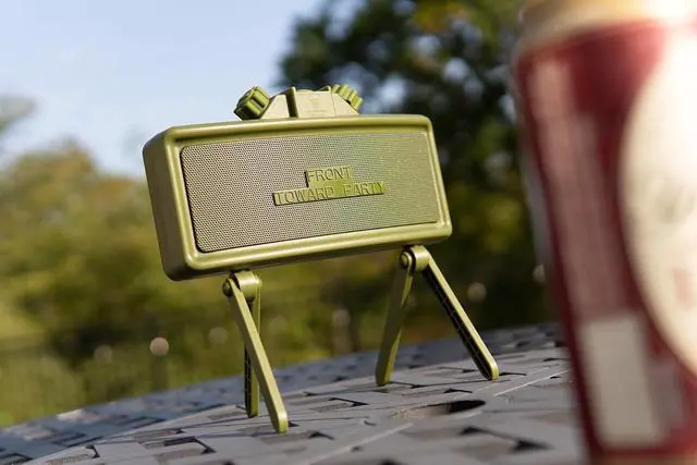 Alt view image 7 of 7 - Claymore Portable Bluetooth Speakers | Stereo Sound, Loud Speakers, Hi-Fi Audio | Waterproof, Dustproof, Shockproof Indoor and Outdoor Speaker, Beach, Pool Parties, Camping