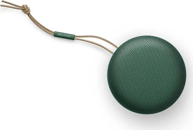 Alt view image 3 of 7 - Bang & Olufsen Beosound A1 2nd Generation Wireless Portable Waterproof Bluetooth Speaker With Microphone, Green