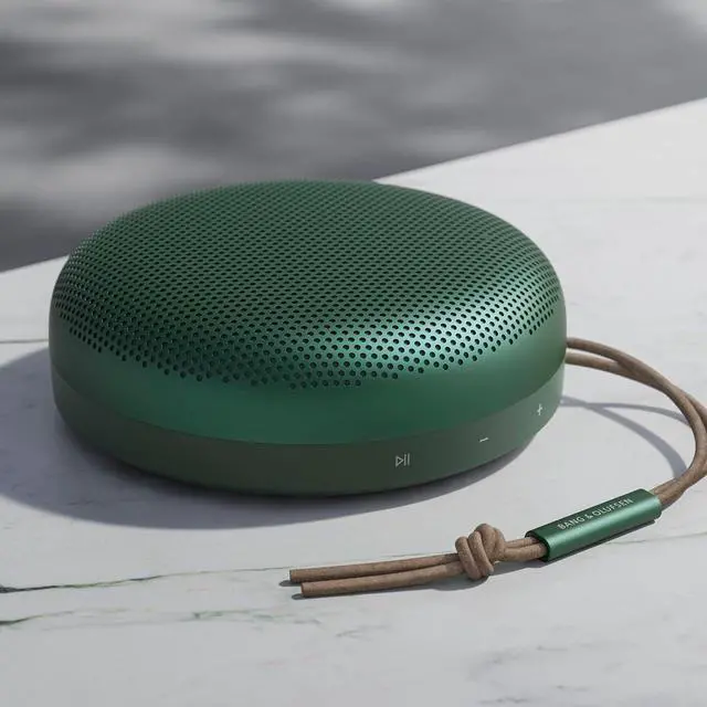Alt view image 4 of 7 - Bang & Olufsen Beosound A1 2nd Generation Wireless Portable Waterproof Bluetooth Speaker With Microphone, Green