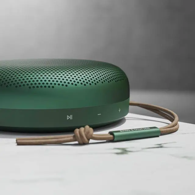 Alt view image 5 of 7 - Bang & Olufsen Beosound A1 2nd Generation Wireless Portable Waterproof Bluetooth Speaker With Microphone, Green