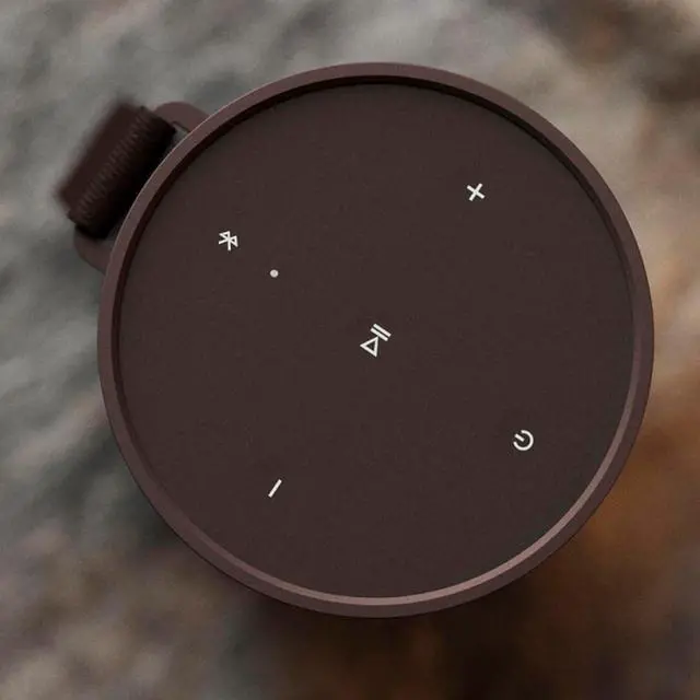 Alt view image 6 of 7 - Bang & Olufsen Beosound Explore - Wireless Portable Outdoor Bluetooth speaker, IP 67 Dustproof and Waterproof, Chestnut