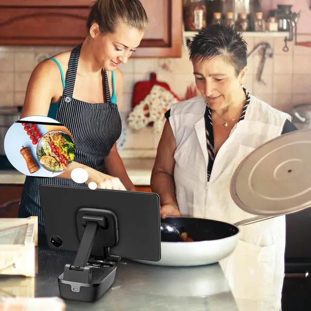 Alt view image 6 of 6 - comiso Gifts for Men Women,Birthday Gifts,IPX7 Waterproof Cell Phone Stand with Bluetooth Speaker,Anti-Slip Design Shower Phone Speaker with HD Stereo Sound, Compatible for Any Smartphone/Tablet