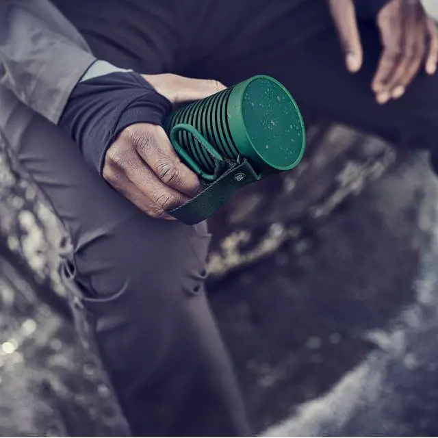 Alt view image 4 of 7 - Bang & Olufsen Beosound Explore - Wireless Portable Outdoor Bluetooth speaker, IP 67 Dustproof and Waterproof, Green