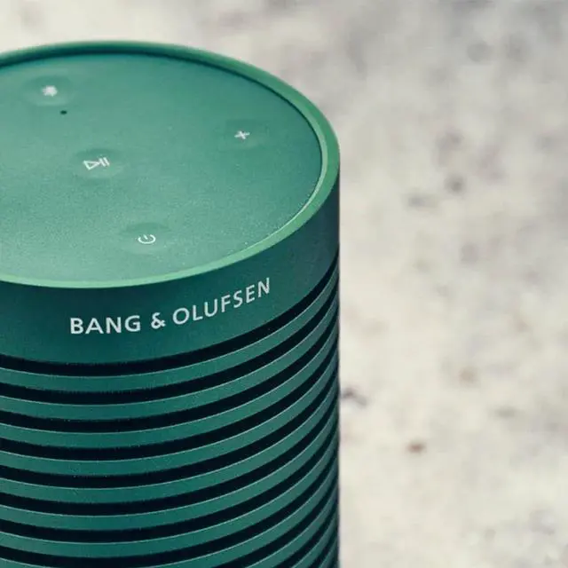 Alt view image 7 of 7 - Bang & Olufsen Beosound Explore - Wireless Portable Outdoor Bluetooth speaker, IP 67 Dustproof and Waterproof, Green