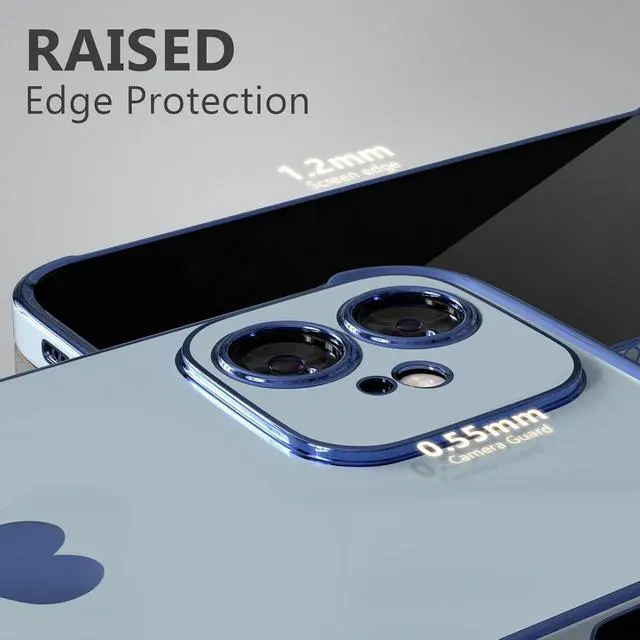 Alt view image 3 of 7 - Design for iPhone 11 Case for Women Soft Phone Case 11 iPhone 6.1 & Bumper Shockproof Corner (Blue)