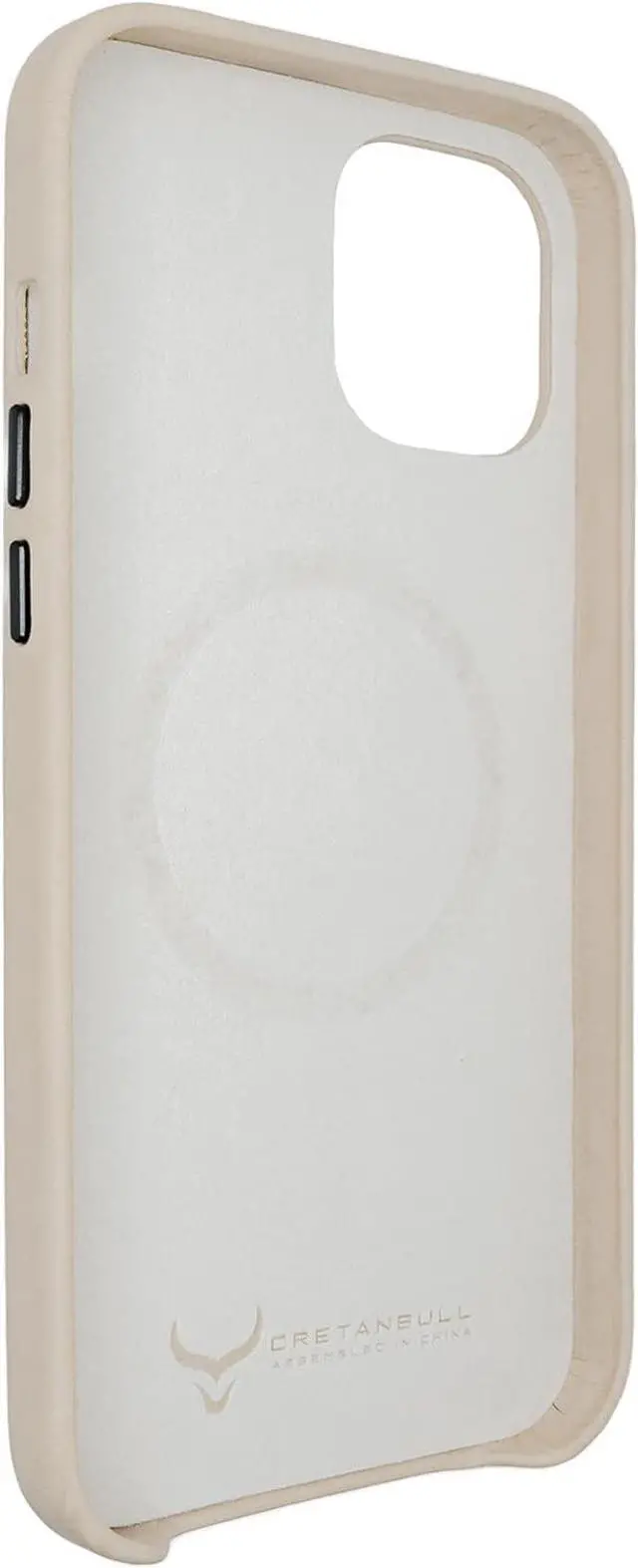 Alt view image 2 of 7 - Genuine Leather Case - Oil Waxed Full Grain Anti-Scratch Leather Case - Compatible with iPhone 12 Pro Max - Shockproof, Drop Proof, Protective Slim Case (12 Pro Max Clay)