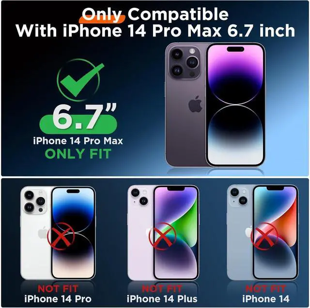 Alt view image 7 of 7 - Designed for iPhone 14 Pro Max Case, Liquid Silicone Case [2X Screen Protectors], Shockproof Slim Thin Protective Phone Case with Soft Anti-Scratch Microfiber Lining, 6.7 inch, Peach Pink