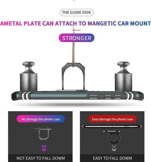 Alt view image 6 of 7 - LeYi for Galaxy S9 Plus Phone Case, Samsung Galaxy S9 Plus Case with [2 Pack] 3D Curved Screen Protector for Men Women, [Military-Grade] Ring Kickstand Protective Case for Galaxy S9 Plus, Green